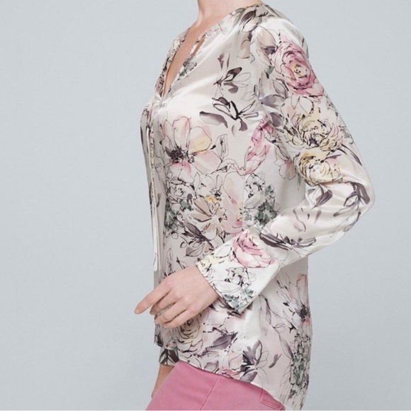 NWT WHBM silk Women's top. Size S - Picture 5 of 6